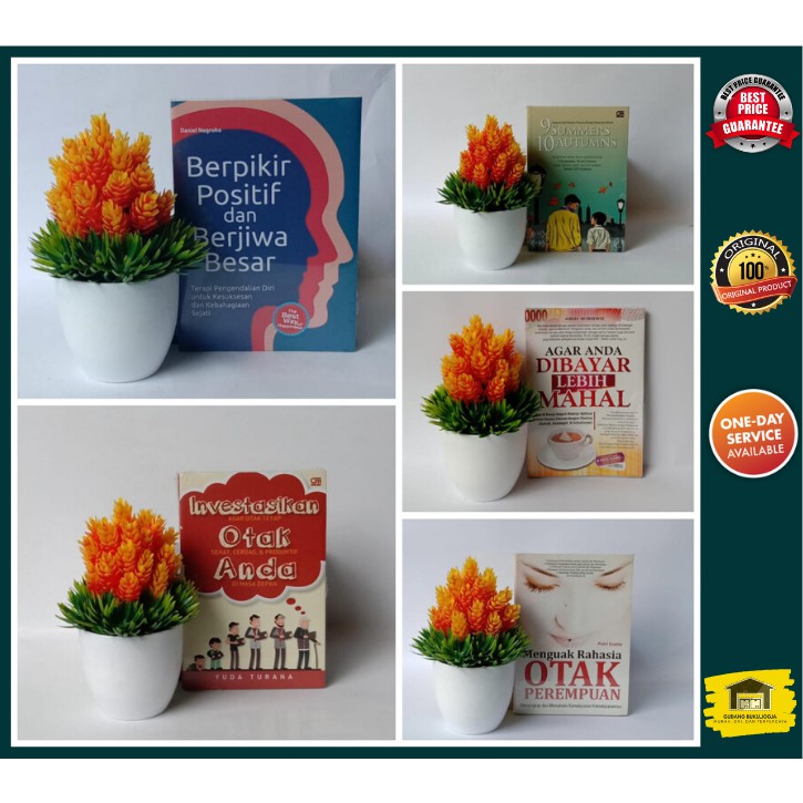 PAKET 5 BUKU Berpikir Positif dan Berjiwa Besar - Daniel Nugroho (3)