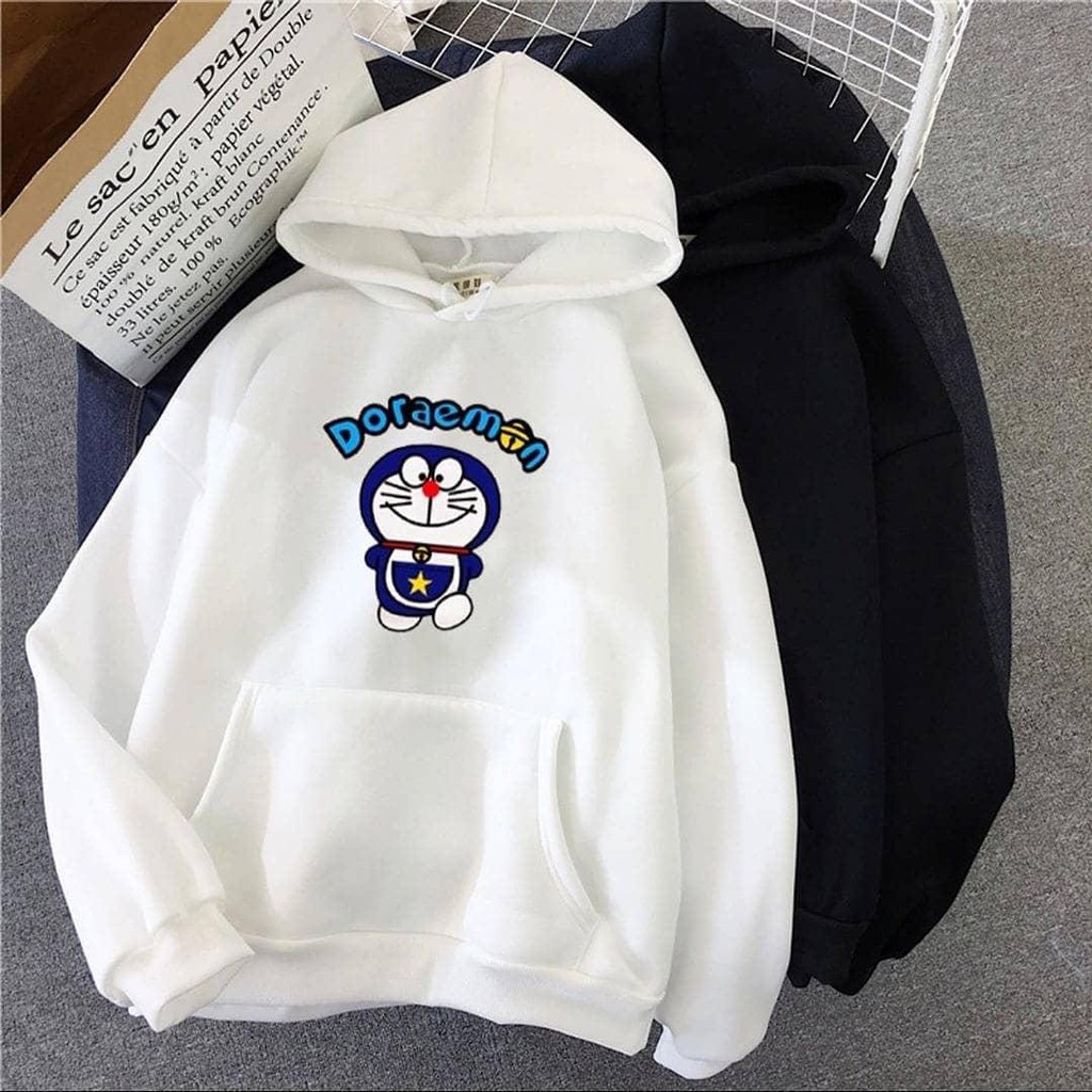 Sweater Hoodie Doraemon XL(BESAR)