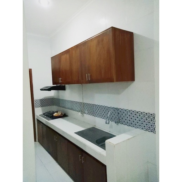 pemesanan kitchen set atas jati