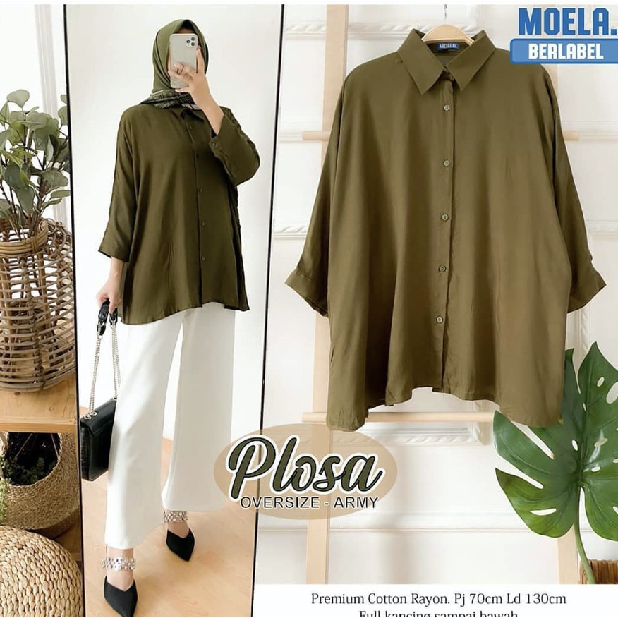 BEFAST - ZFS OOTD Wanita Kemeja SYIAN / OVERSIZE JUMBO PLOSA SHIRT KEMEJA / Atasan Wanita Casual / Kemeja Kerja / Kem Lengan Panjang / Kemeja Polos Kekinian Remaja / Kem Terlaris