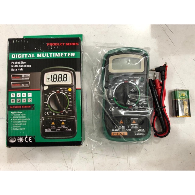 Avometer / multimeter digital tipe MAS830L