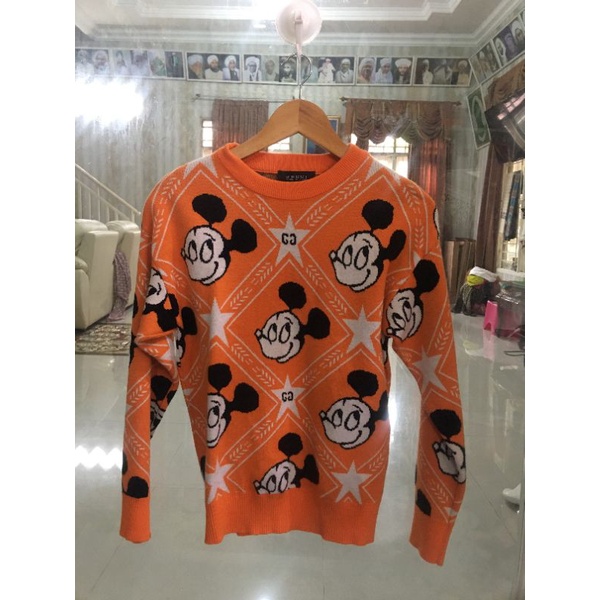 Sweater GUCCI Micky Mouse / Baju Atasan Kekinian Premium Import