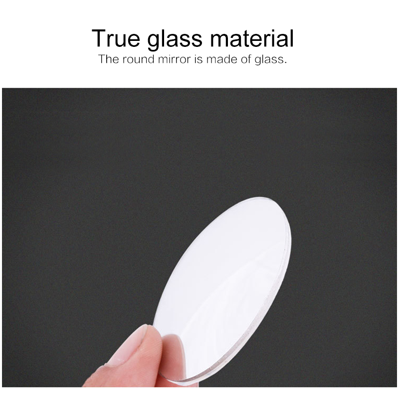 Car Motorcycle Blind Spot Mirror Waterproof 360 Rotatable 3M Adhesive for SUV Car Truck Van Parking Wide Angle Convex Car Auto Blind Spot Round Stick-On Side View Mirror accessories