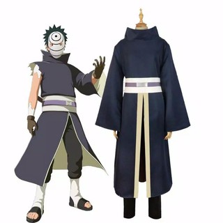 Naruto Shippuden Uchiha Obito Cosplay Costume Anime Male
