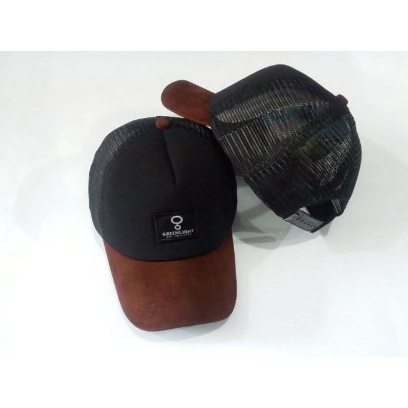 TOPI BASEBALL GREEN LIGHT | TOPI TRUCKER PRIA