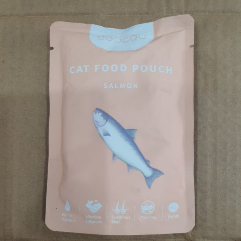 COUCOU SASET 85GR MAKANAN BASAH POUCH MAKANAN KUCING PREMIUM 85GR