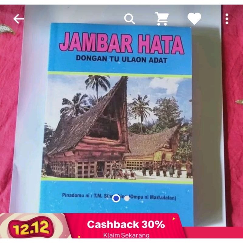

Jambar Hata tu ulaon adat