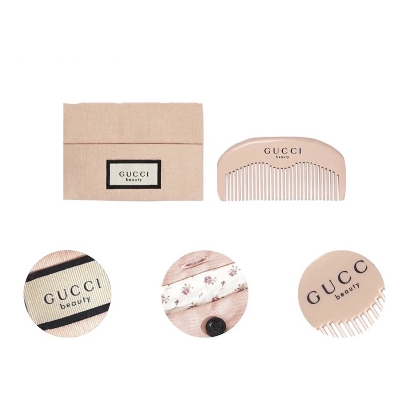 GUCCI HAIR COMB VIP GIFT/ SISIR TRAVEL GUCCI GIFT SET (SISIR + POUCH)