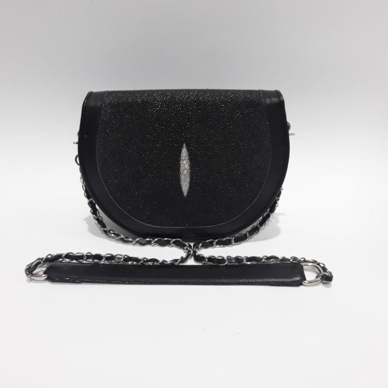 Tas Wanita Kulit Ikan Pari Angka 8