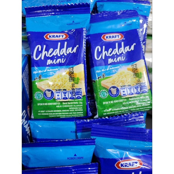 

Keju kraft cheddar mini 30g