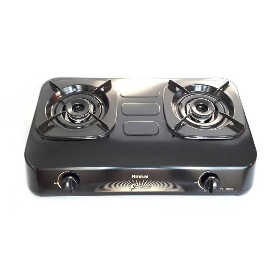 Kompor Gas Rinnai 2 Tungku RI302S / RI-302 S / RI 302 s Teflon Sun Burner