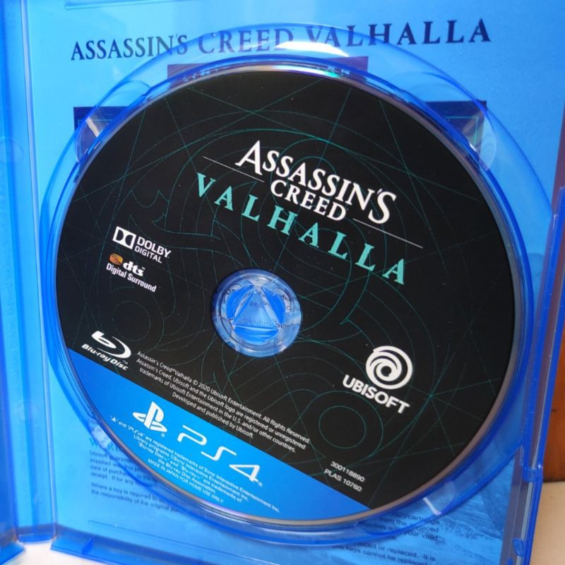 Assasins Creed Valhalla PS4 PS5 Kaset Assasin Valhala Playstation PS 4 5 Assassins Valhalla Region 3 Asia Assassin Reg 3 CD BD Game Games Ps4 Ps5 Original asli mainan origins unity odyssey syndicate petualangan black flag thor war limited edition