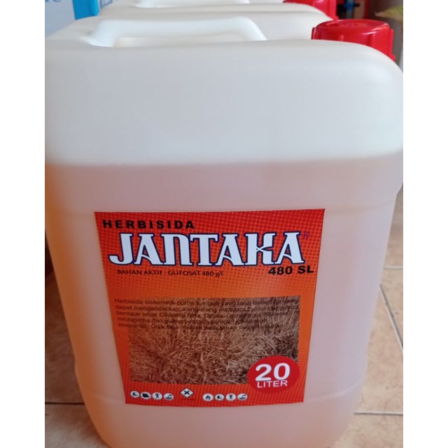 HERBISIDA JANTAKA  480SL bahan aktif glifosat racun rumput 20 liter gliposat sistemik akar