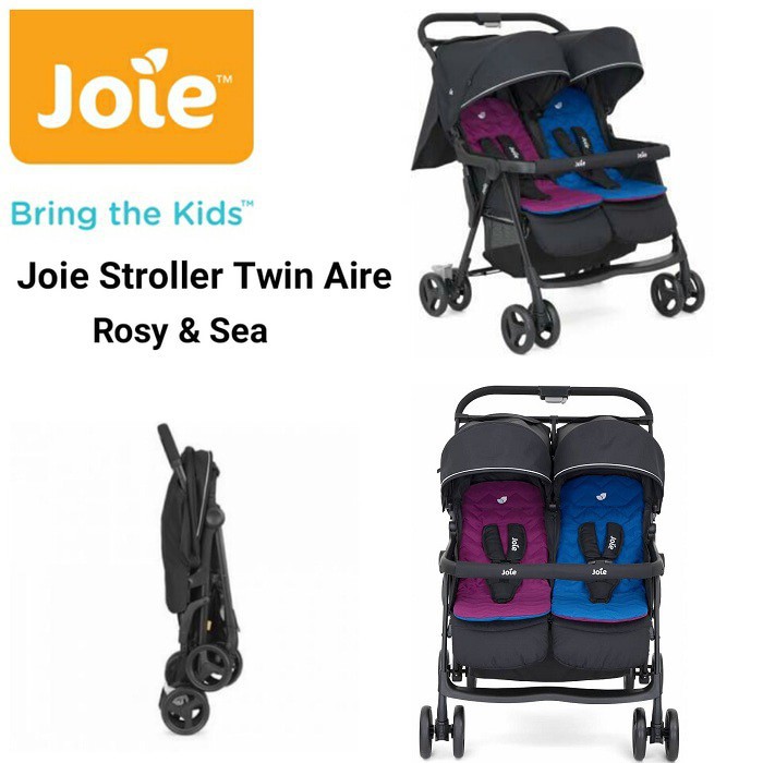 Jual STROLLER JOIE AIRE TWIN ROSY \u0026 SEA 