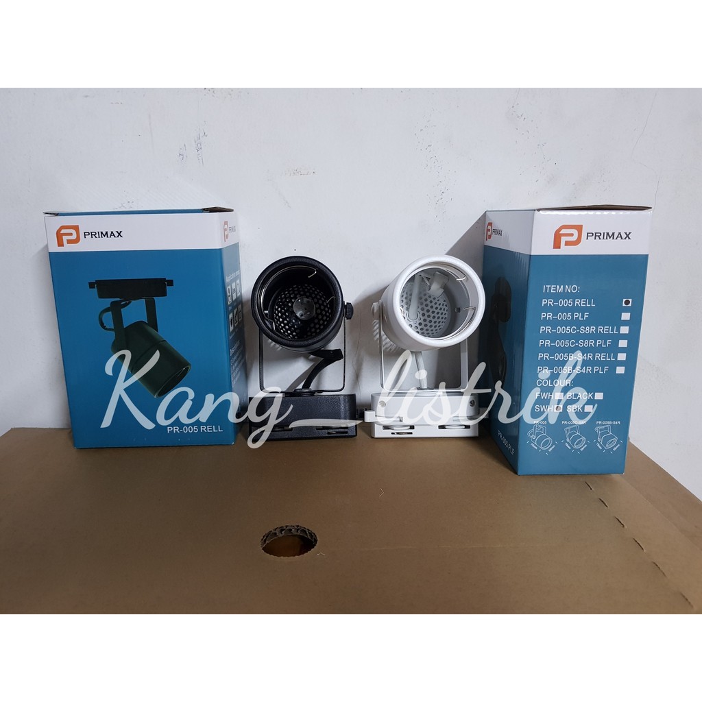 Kap Lampu Rel Track MR16 / Kap Lampu Sorot Rel MR16 Spot Light