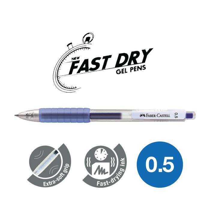 Faber Castell Air Gel Ballpoint 0.5 Blue