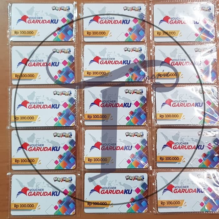 Ready Stok voucher matrix garuda hijau Ku Band 100 000 Limited