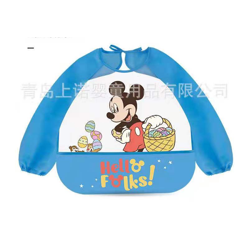 Disney Original - BIB Baby / Slabber Baju Makan Bayi Tahan Air / Celemek Baju Anak Motif Mickey Minn