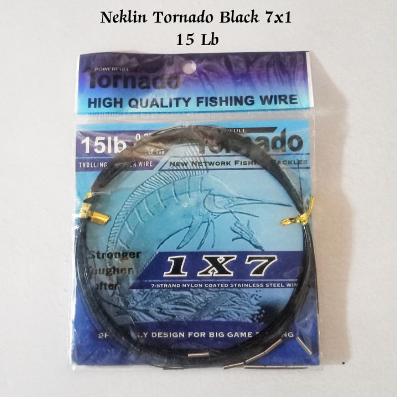 NEKLIN TORNADO BLACK 1 x 7 | NEKLIN HITAM