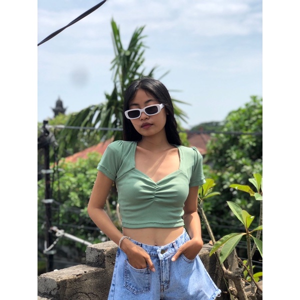 TOP RIB KERUT TENGAH NL