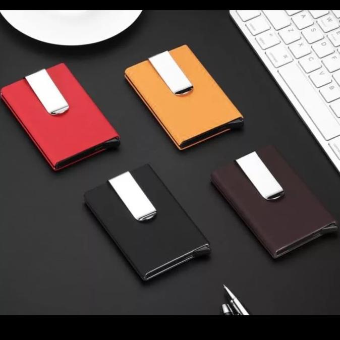 

Office & Stationery | Document Organizer | Pop Up Card Holder Smart Wallet / Tempat Kartu Clip Dompet Pintar | Best Seller