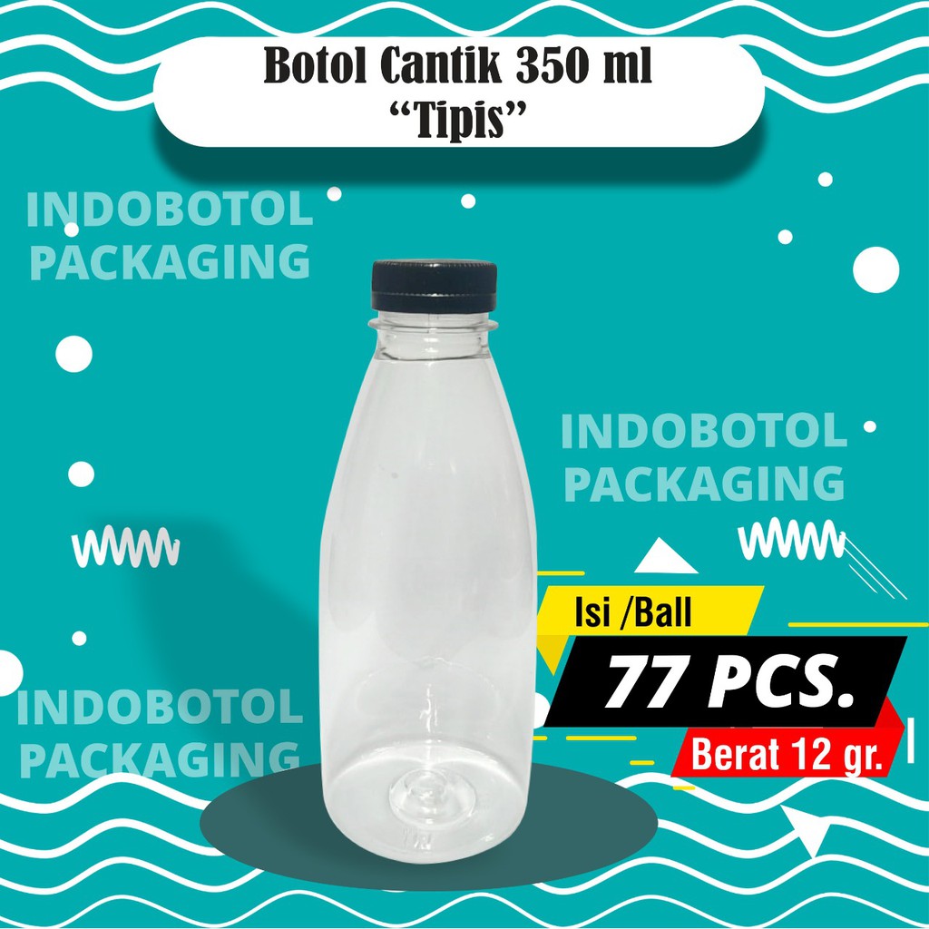 Botol Plastik Cantik 350 ml EKONOMIS (Short Neck) | Shopee Indonesia