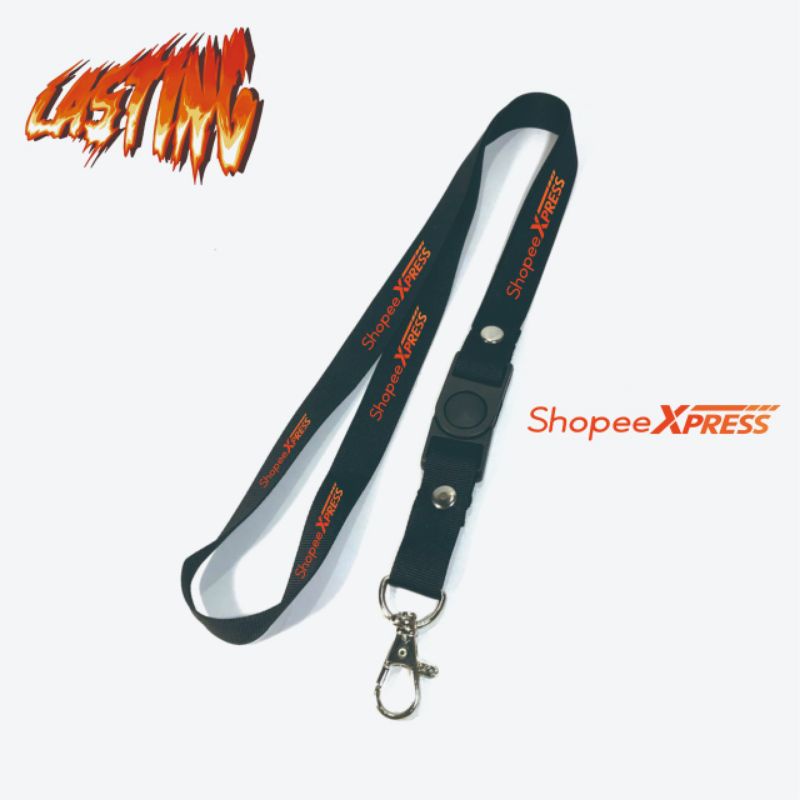 

Lanyard SHOPI EXPRESS / brand GANTUNGAN KUNCI/GANTUNGAN ID CARD/GANTUNGAN POD Best seller / Bisa COD