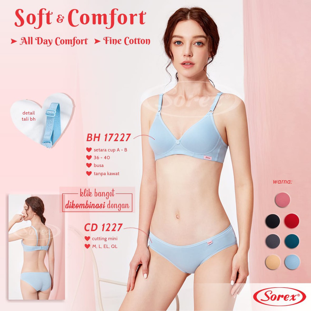 babybear BH SOREX 17227 Bra BH Tanpa Kawat Sorex