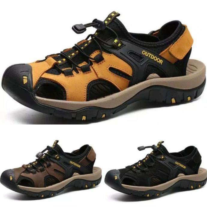 SEPATU SENDAL PRIA MODEL TERBARU SEPATU SANDAL GUNUNG SRF64646E