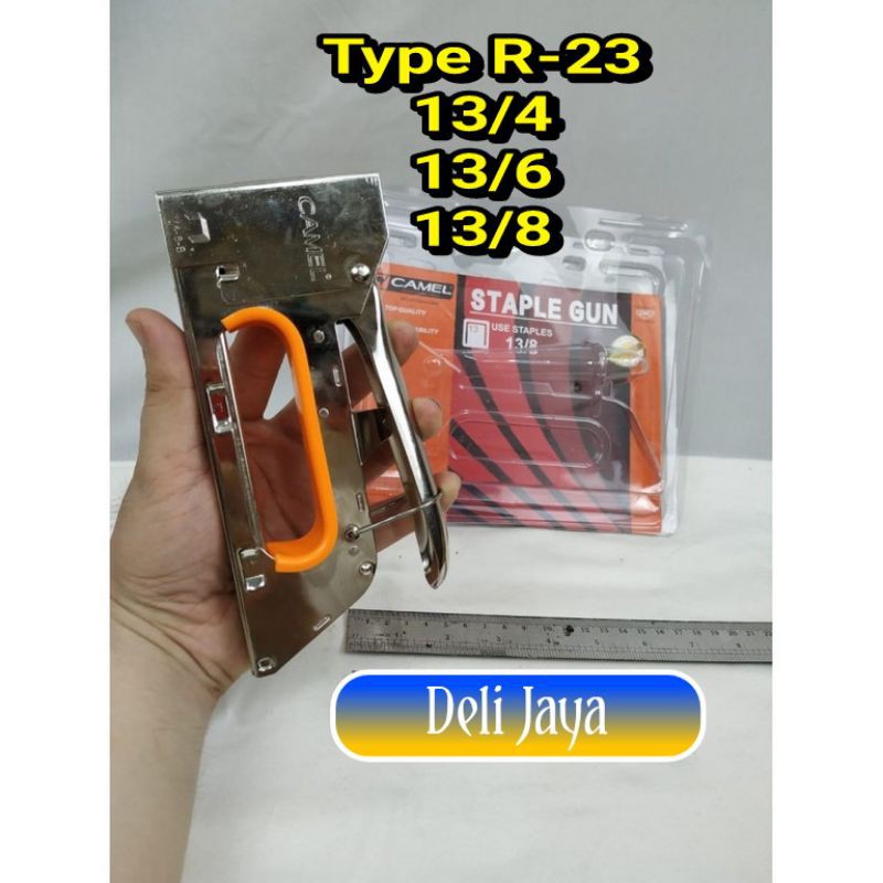 

Stapler Gun Staples Gun Traker Hekter Tembak Jok R23 CAMEL