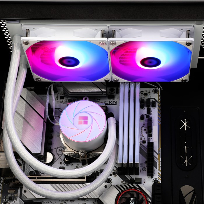 THERMALRIGHT AQUA ELITE 240 WHITE ARGB CPU AIO Liquid Water Cooling