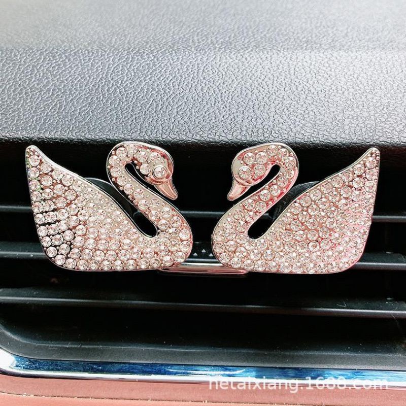 couple angsa swan parfume jepitan parfume mobil swan