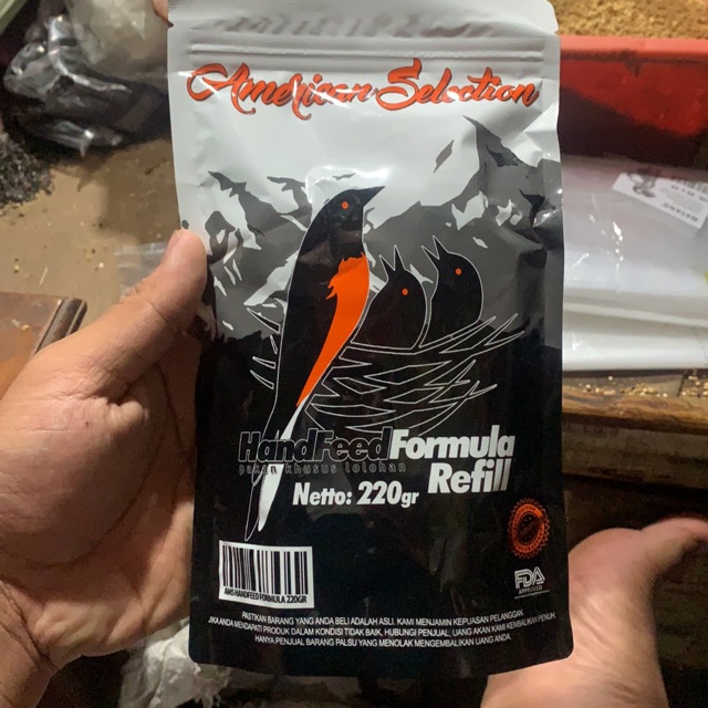 AMS HANDFEED FORMULA 220 gram AMS LOLOHAN PAKAN LOLOHAN MURAI TERBAIK