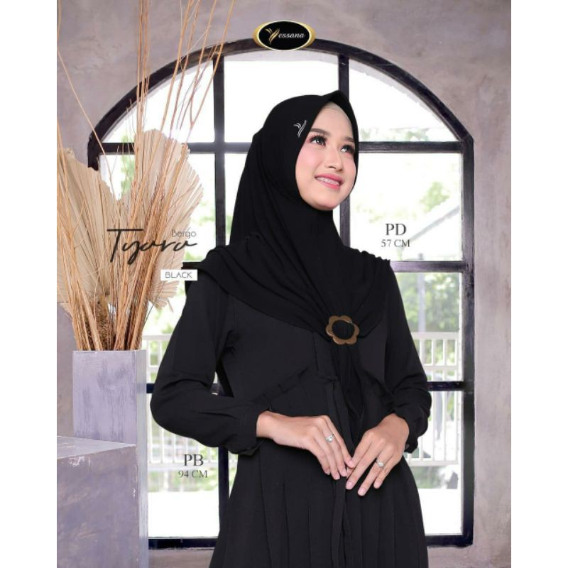 Yessana Bergo Jersey Premium Kerudung Jilbab Instan Khimar Syar’I Kudung HIJAB INSTAN VIRAL  TIARA B