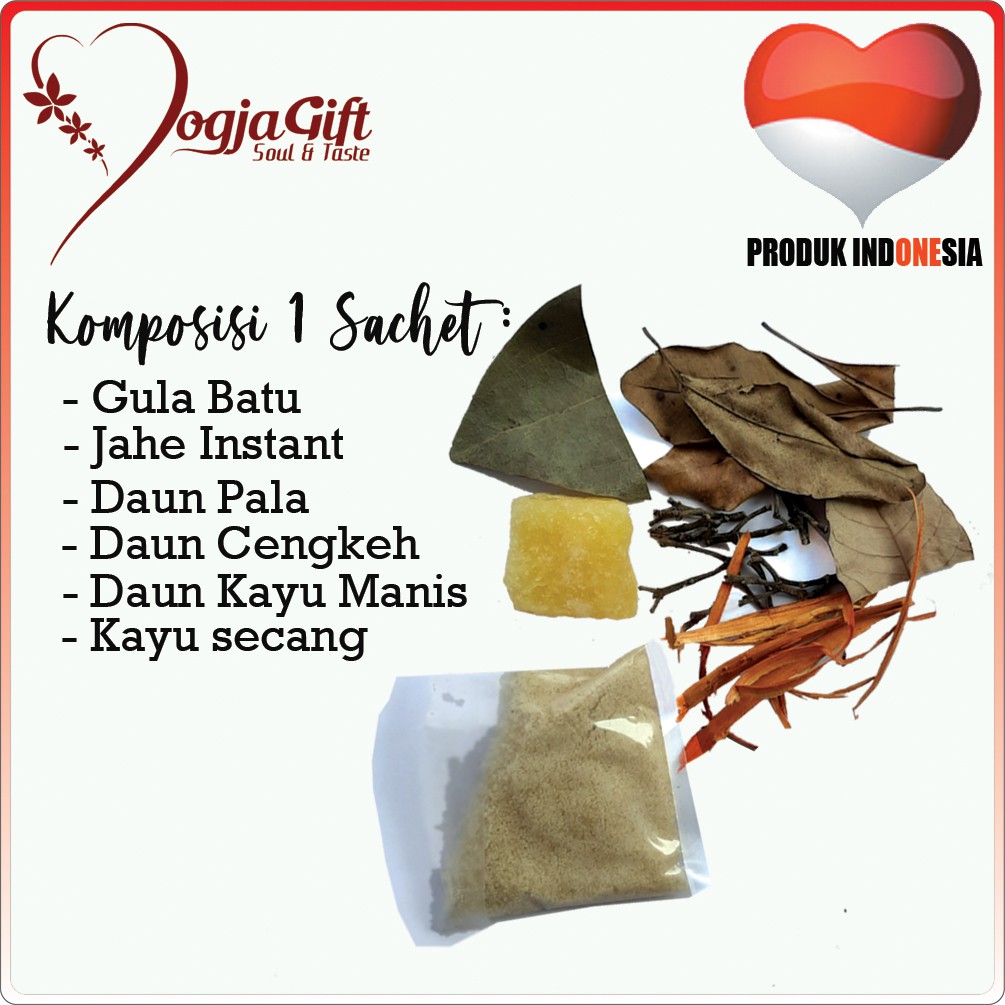 Wedang Uwuh Imogiri Rempah Asli + Gulabatu