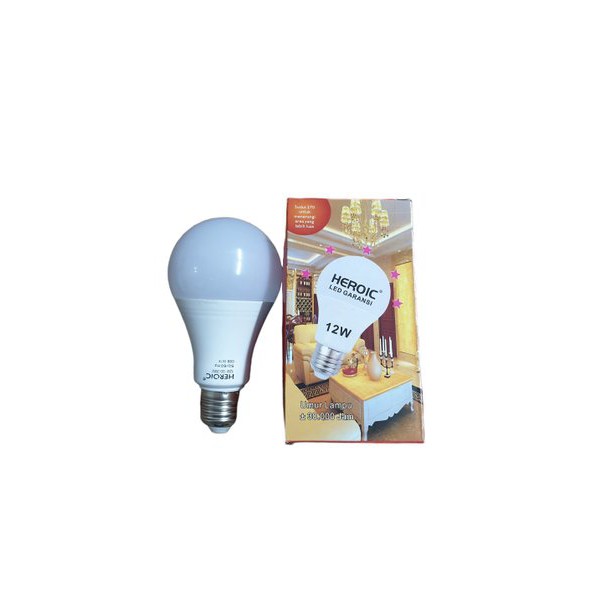 Lampu LED HEROIC Bohlam LED HEROIC 12 Watt Garansi 1 Year