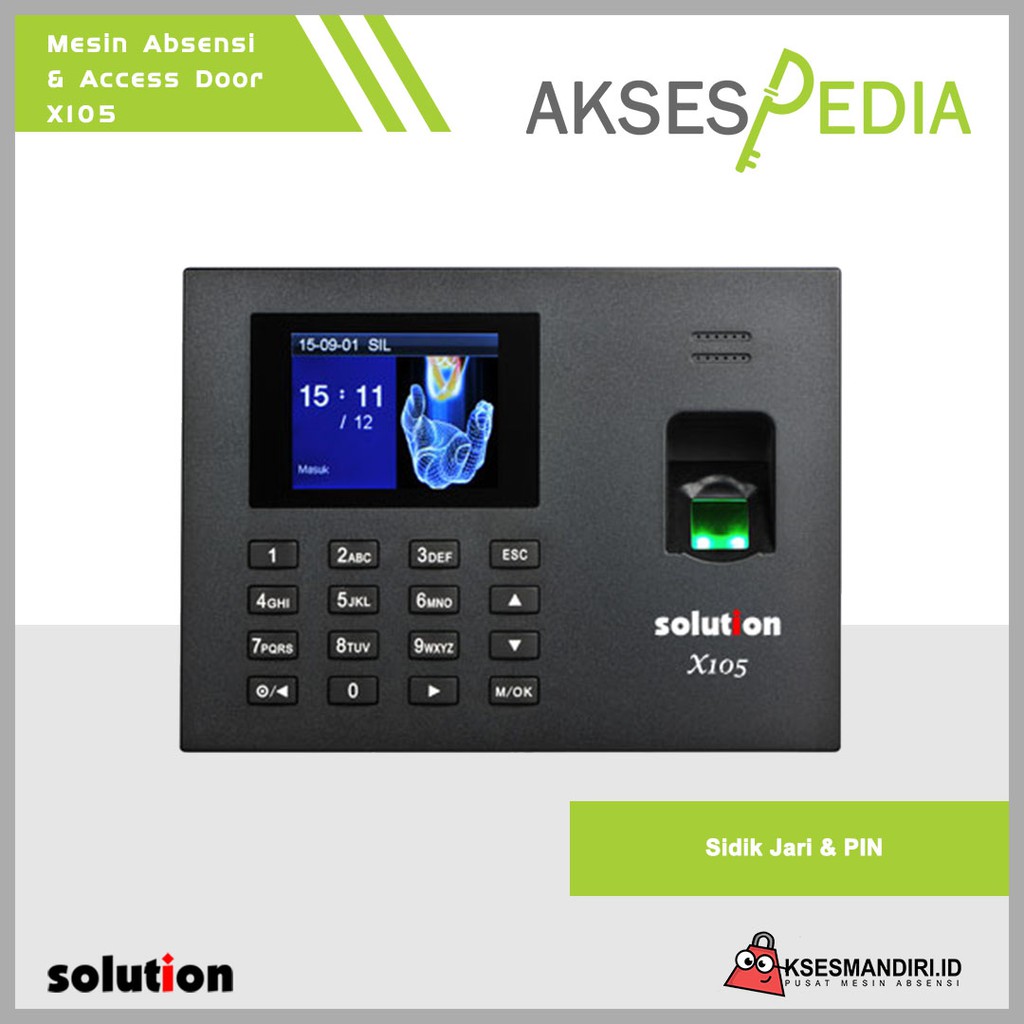 Mesin Absensi / FIngerprint Solution X105