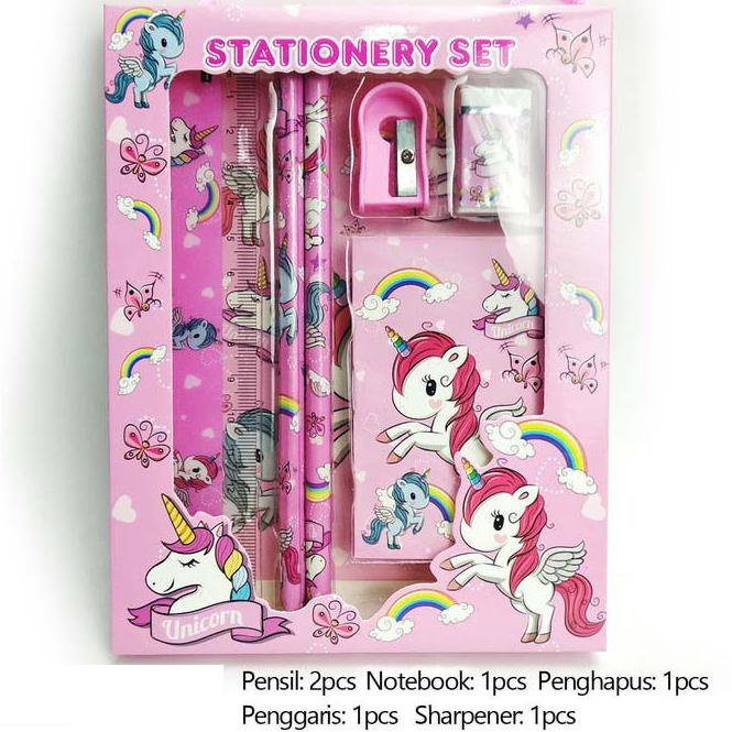 

ㅆ OTS 631 - Paket 6 in 1 perlengkapan pensil lengkap ゑ