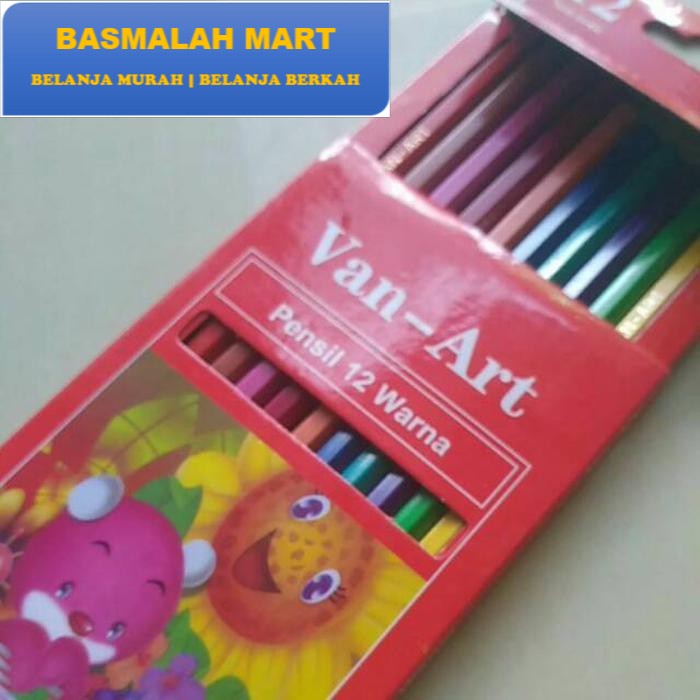 

Pensil warna van art 12 warna panjang Murah Berkualitas