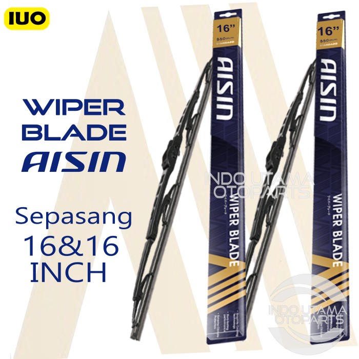 Wiper Mobil Toyota Corolla DX AISIN Sepasang 16-16&quot; ORIGINAL