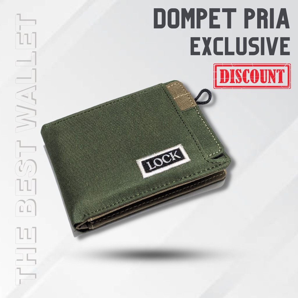 Dompet Pria Pendek  Waterproof Dompet Lipat Anti Air Pria Wanita Distro LS452