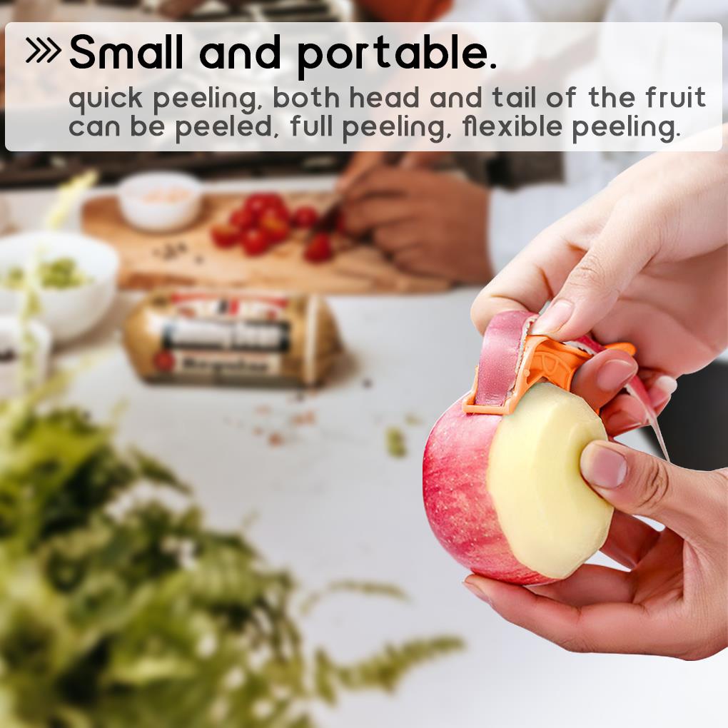 (house2020) Alat Pengupas Buah Jeruk / Tomat / Sayuran Portable Bahan Stainless Steel Untuk Dapur