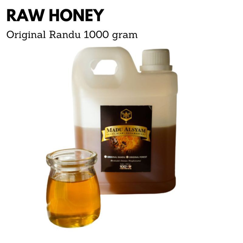

Madu Asli Randu Murni Raw Honey Alsyam 1 Kg