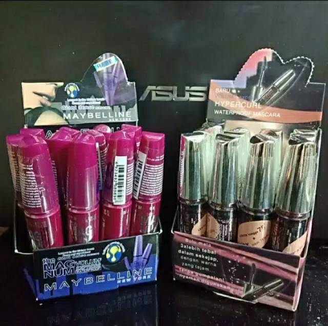 MASKARA MAYBELLINE WATERPROOF 6 WARNA-1