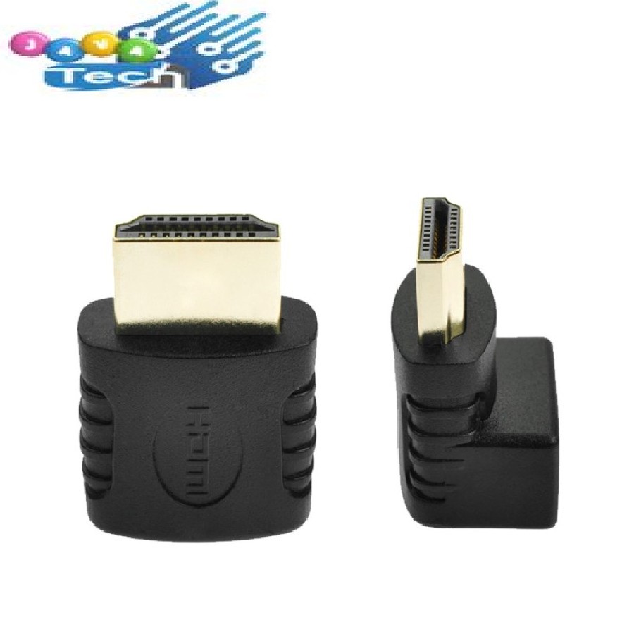 Konektor HDMI Model L Siku Male to Female Converter