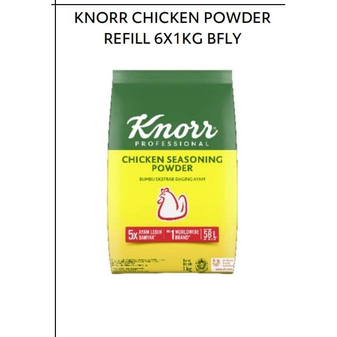

knorr chicken powder/kaldu rasa ayam/refil/1kg