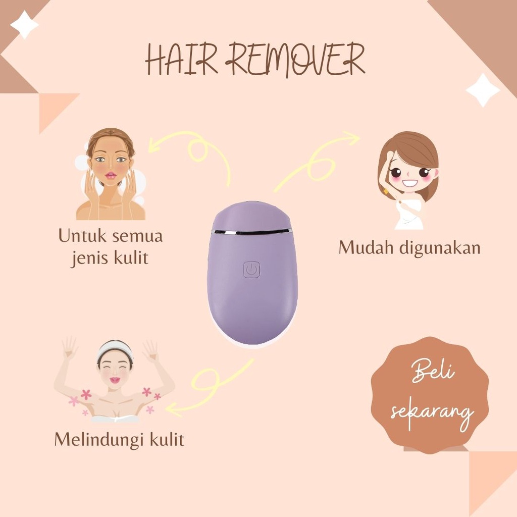 HAIR REMOVER / HAIR SHAVER PORTABLE HAIR TRIMMER PENCUKUR BULU KAKI TANGAN LENGAN KETIAK