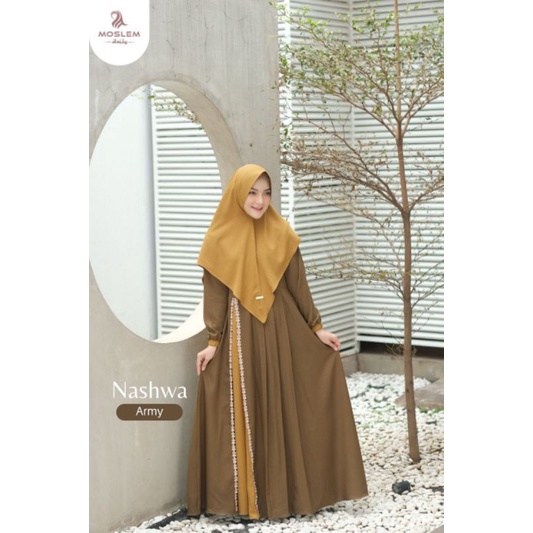 Set Gamis NASHWA by Moslem Daily , READY