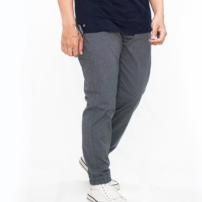 CELANA JOGGER PANJANG PRIA UNIQLO KANCING CEPRET