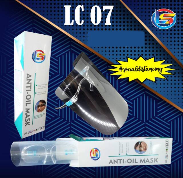 Face shield kacamata nagita masker wajah muka bening mika